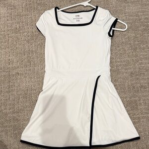 Abercrombie Kids White Dress with Black Accents